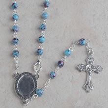 Glass beads rosary